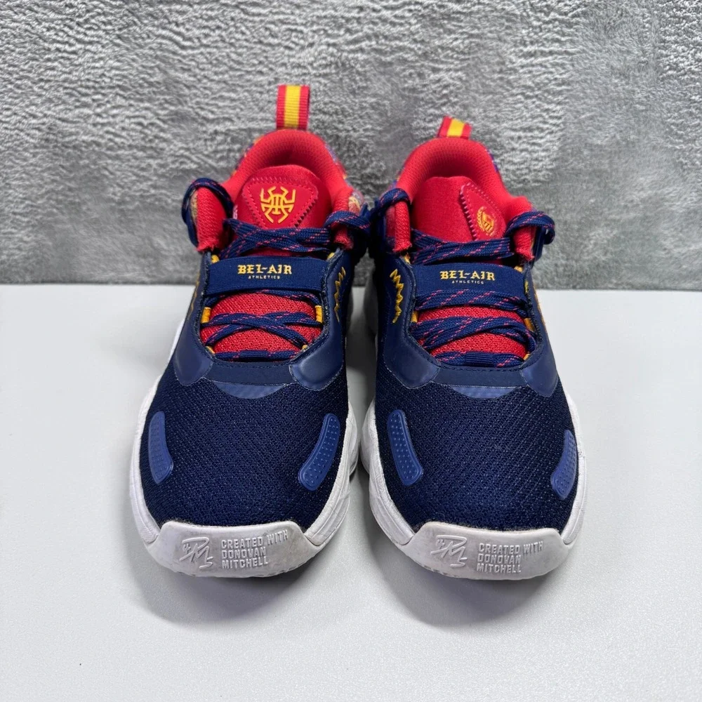 Adidas DON Issue 3 J Bel-Air Dark Blue Red Youth Sneakers GZ5513 Mens 7
